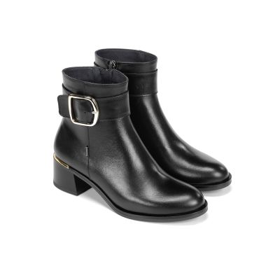 Black elegant women's boots - style and comfort!DORKING (SKU)9603.