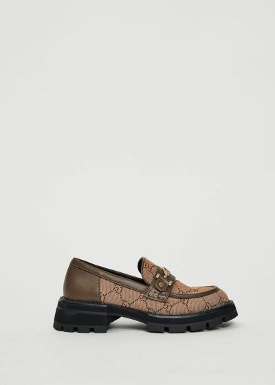 Women's brown jacquard loafer - style and comfort GAUDI (SKU) V5464812