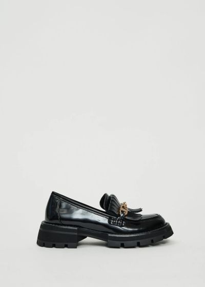 Elegant black patent leather loafers - comfort and style GAUDI (SKU) V5464810