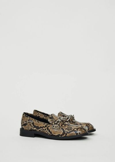 Women's moccasin with animal print - style and elegance GAUDI (SKU) V54641771