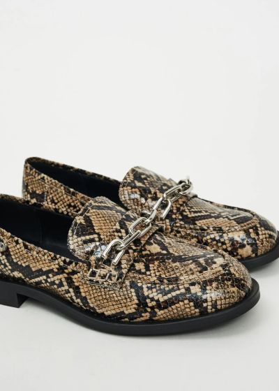 Women's moccasin with animal print - style and elegance GAUDI (SKU) V54641771