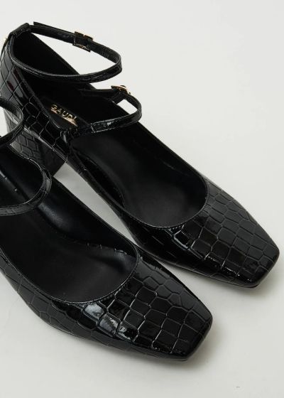 Elegant women's Mary Jane shoes - black patent GAUDI (SKU) V5464851