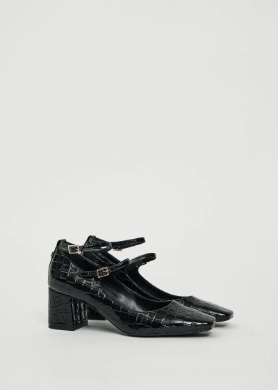 Elegant women's Mary Jane shoes - black patent GAUDI (SKU) V5464851