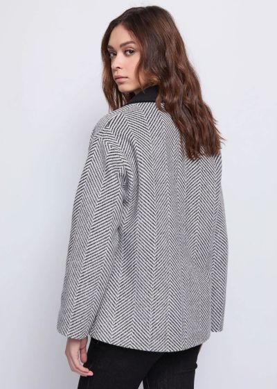 Стилно сиво дамско палто - елегантност и комфорт!GAUDI (SKU)521BD35028