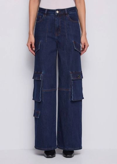 Stretchy women's cargo jeans: Comfort and style! GAUDI (SKU)521BD26033
