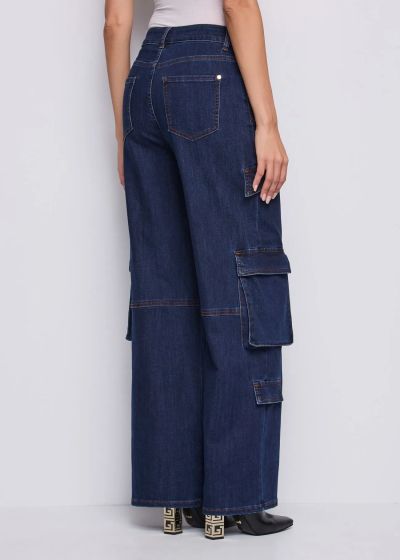 Stretchy women's cargo jeans: Comfort and style! GAUDI (SKU)521BD26033