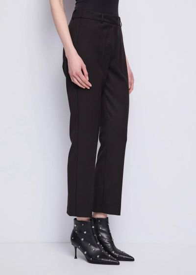 Black classic women's trousers - elegant style GAUDI (SKU)521FD25008