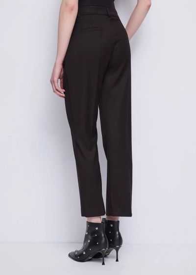 Black classic women's trousers - elegant style GAUDI (SKU)521FD25008