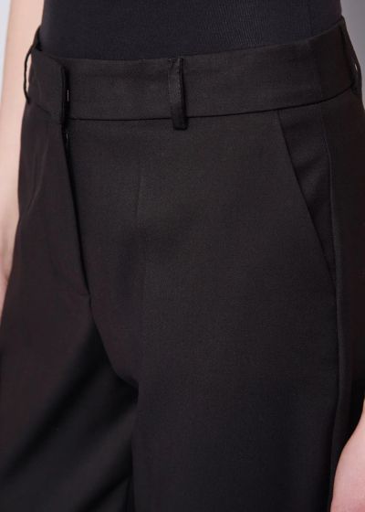 Black classic women's trousers - elegant style GAUDI (SKU)521FD25008