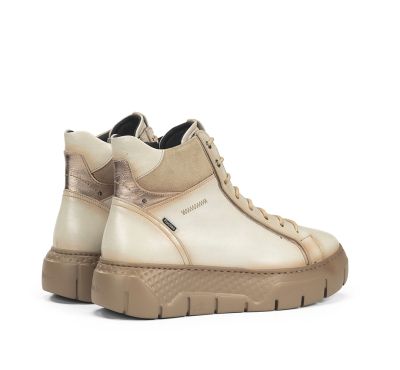 Beige women's sports boots - style and comfort for every day! FLUCHOS(SKU)2304,