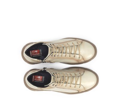 Beige women's sports boots - style and comfort for every day! FLUCHOS(SKU)2304,