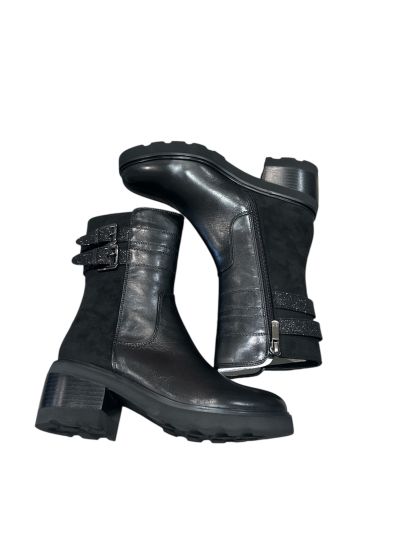 Black women's casual boots - elegant and comfortable! REGARDE LE CIEL (SKU) MARCY04