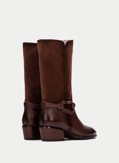 Brown cowboy boots - elegant and comfortable! Hispanitas (SKU) 254298