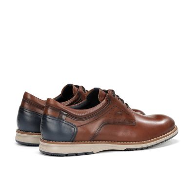 Brown men's shoes for elegant and casual style FLUCHOS (SKU)2091,