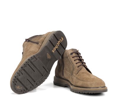 Beige men's boots: Casual/elegant shoes for style and comfort! FLUCHOS (SKU)2325