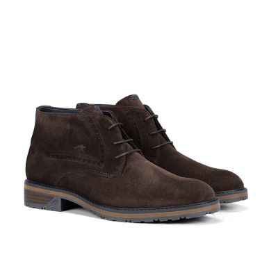 Dark brown elegant men's boots - style and comfort! FLUCHOS (SKU)1868