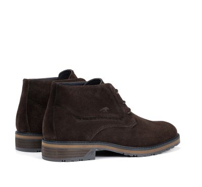 Dark brown elegant men's boots - style and comfort! FLUCHOS (SKU)1868