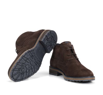 Dark brown elegant men's boots - style and comfort! FLUCHOS (SKU)1868