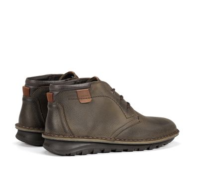 Dark green men's casual boots - comfort and style! FLUCHOS (SKU)2260,