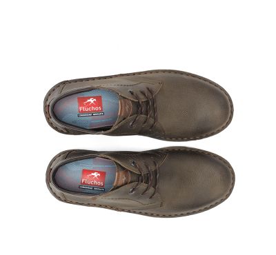 Dark green men's casual boots - comfort and style! FLUCHOS (SKU)2260,