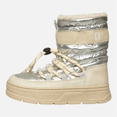 Beige women's apres-ski - Warm and stylish solution for winter! GAP (SKU)1620