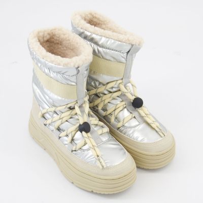 Beige women's apres-ski - Warm and stylish solution for winter! GAP (SKU)1620