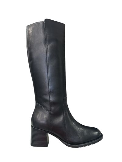Elegant black women's heeled boots - style and comfort!HOSIS MILANO(SKU)2107
