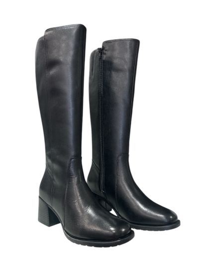 Elegant black women's heeled boots - style and comfort!HOSIS MILANO(SKU)2107