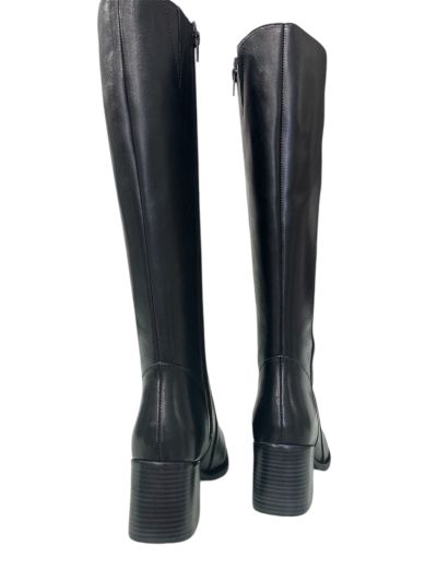 Elegant black women's heeled boots - style and comfort!HOSIS MILANO(SKU)2107