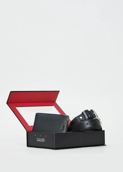 Мъжки Gift Box: Колан и Портфейл - Перфектният Подарък GAUDI (SKU) 12563