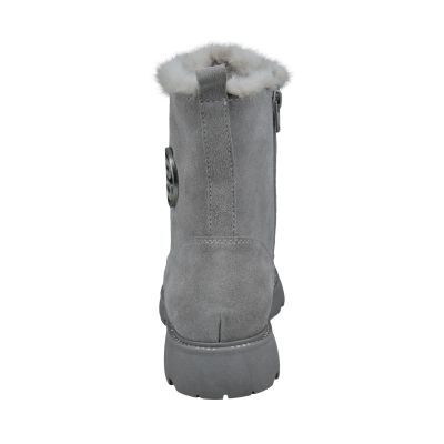 Gray women's boots with logo - elegant and comfortable!TT.BAGATT 9 SKU)ATW50