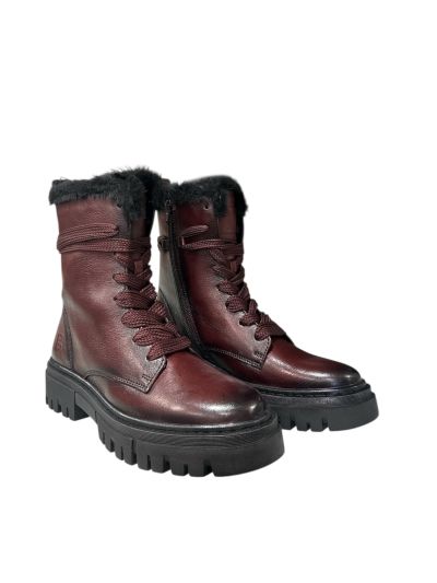 Burgundy leather boots - elegant and warm for winter!TT.BAGATT (SKU)AUJ31