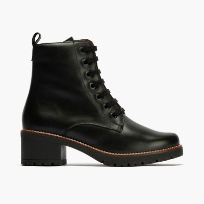 Elegant black heeled boots - style and comfort!PITILLOS (SKU)20223