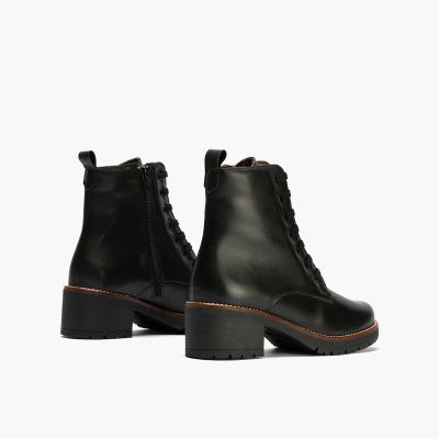 Elegant black heeled boots - style and comfort!PITILLOS (SKU)20223