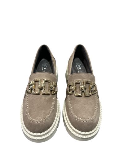 Бежови велурени лоуфери - елегантни и удобни!PITILLOS (SKU)10799