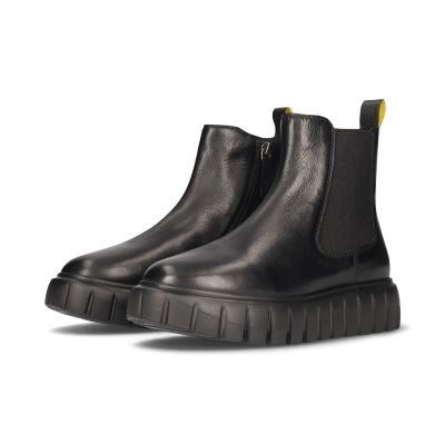 Black leather boots - elegant and comfortable! SALAMANDER (SKU)AUT30