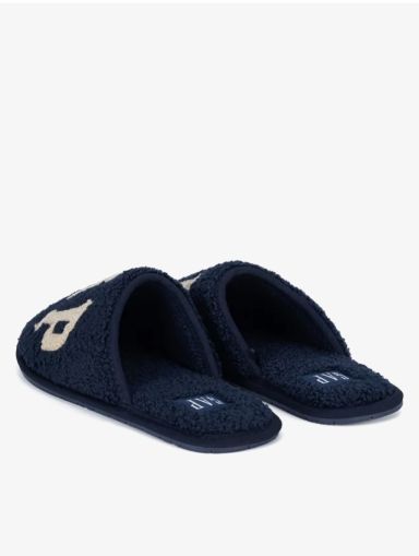 Индиго елегантни домашни чехли с лого - комфорт и стил!GAP (SKU)3808