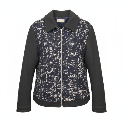 BICOLORE Men's Fitted Jacket (SKU)4072