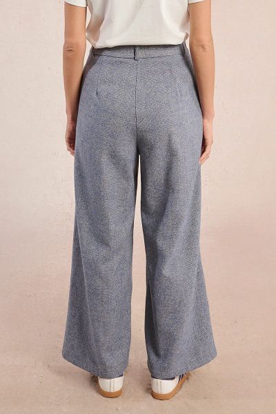 Elegant woolen trousers with a high waist for every day MOLLY BRACKEN (SKU) T1900DH
