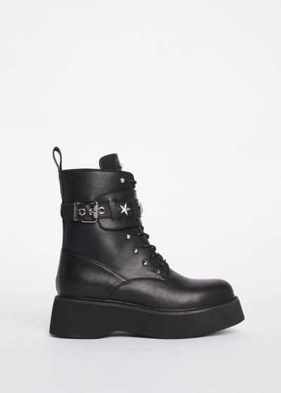 Black women's ankle boots with zipper - style and comfort GAUDI (SKU) V1461970