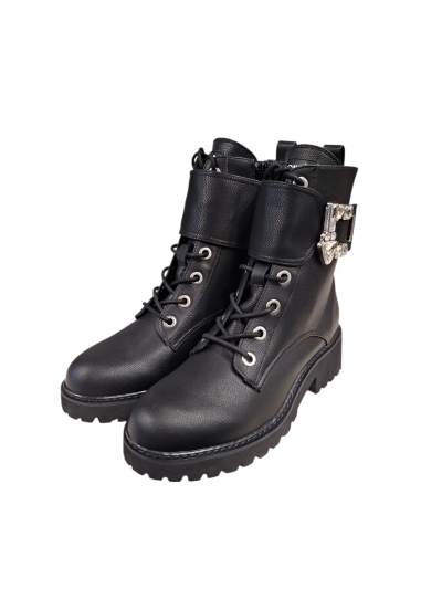 Black ankle boots with buckle and stones GAUDI (SKU) V2462722