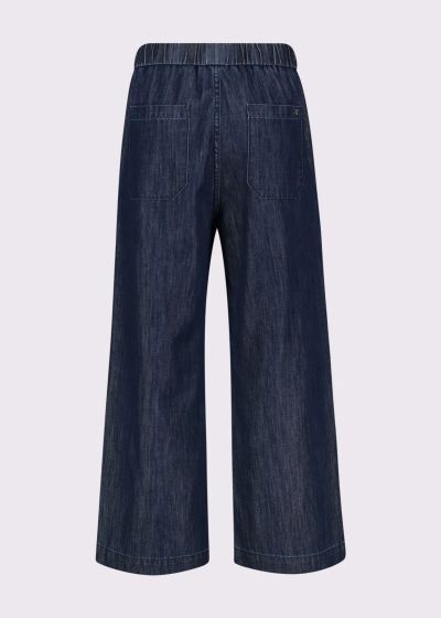 Women's casual trousers with elastic waist - urban style GAUDI (SKU) 611BD26005