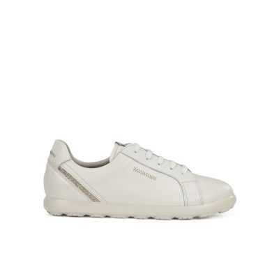 White women's sports shoes for every day - comfort and style! FLUCHOS (SKU)2438