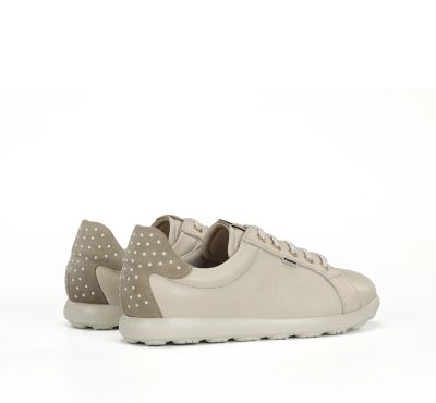 Cream Women's Sneakers - Casual and Comfortable FLUCHOS (SKU)2439