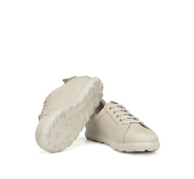 Cream Women's Sneakers - Casual and Comfortable FLUCHOS (SKU)2439