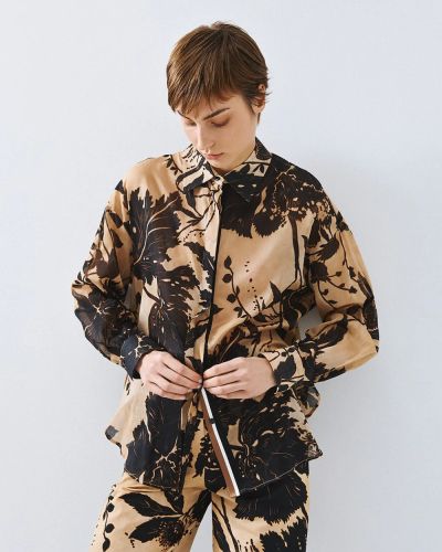 Elegant women's floral shirt - style and comfort ACCESS FASHION (SKU) 7067