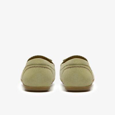 Зелени мокасини от набук - класически комфорт!!!CLARKS (SKU)26186935