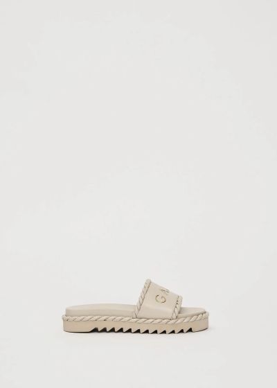 Off-White Women's Slippers with Logo - Everyday Comfort GAUDI (SKU) V6365061