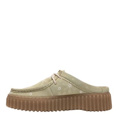 Green casual women's slippers - comfort and style!CLARKS (SKU)26186310