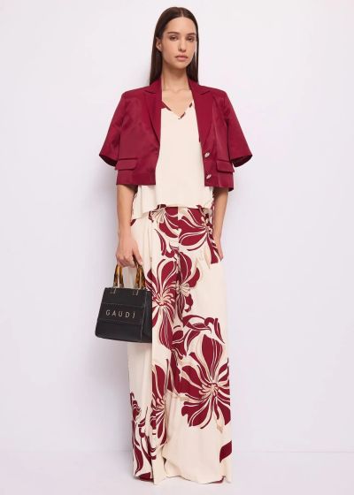 Elegant women's viscose trousers GAUDI (SKU) 611FD25038